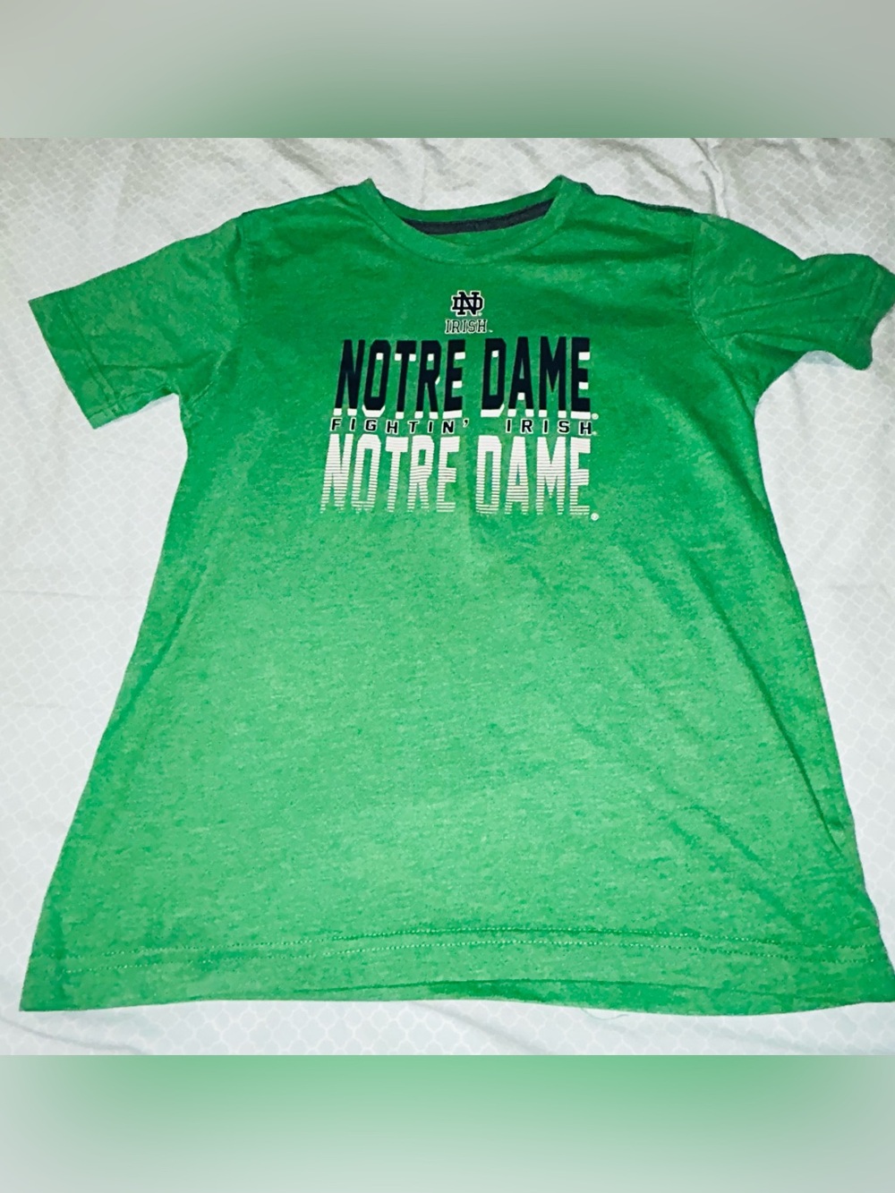 Colosseum Green Notre Dame Graphic Tee